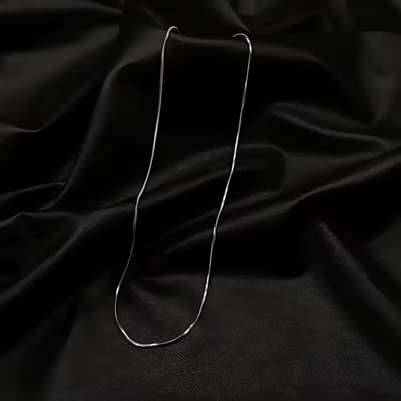 Classic Minimalist 1mm Thin Ro - Men Accessories Neck Chain ulasan dan harga
